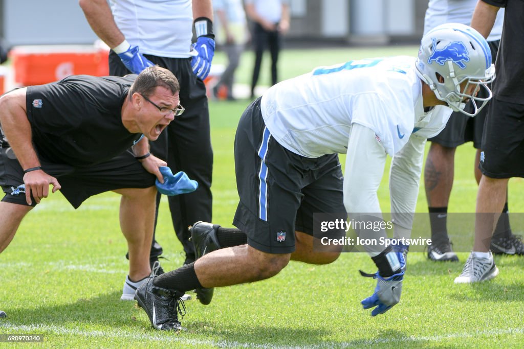 NFL: MAY 31 Lions OTA