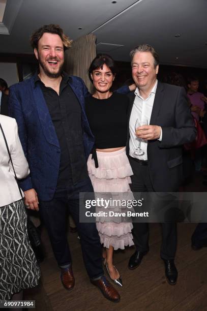 John Jencks, Lyne Renee and Roger Allam attend the Charity Gala screening of "The Hippopotamus" in support of Blue Marine Foundation and Maggie's at...