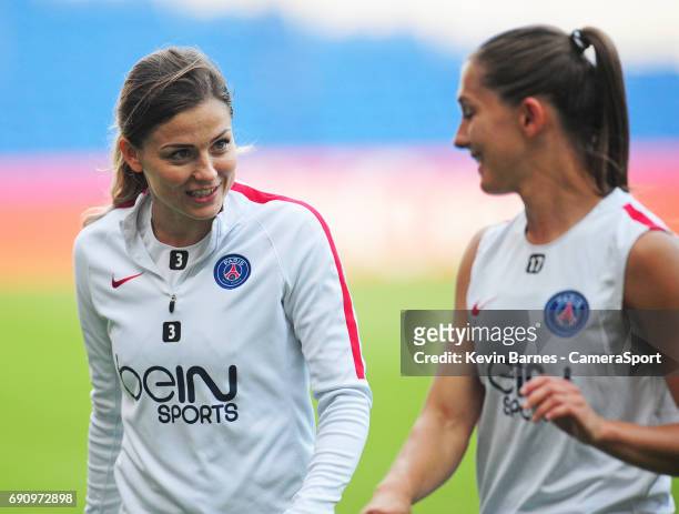 Paris Saint-Germain's Laure Boulleau during the UEFA Women's Champions League Final Pre match training session at the Cardiff City Stadium on May 31,...