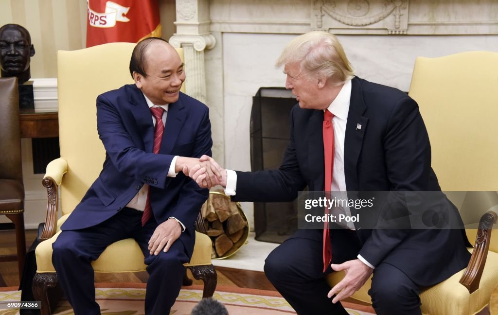 Donald Trump Hosts Vietnamese Prime Minister Nguyen Xuan Phuc At White House