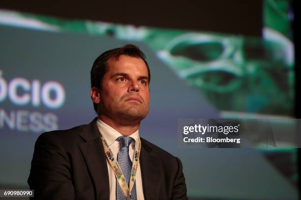 Pedro Faria, chief executive officer of BRF SA, listens during the Brazil Investment Forum 2017 in Sao Paulo, Brazil, on Wednesday, May 31, 2017. The...