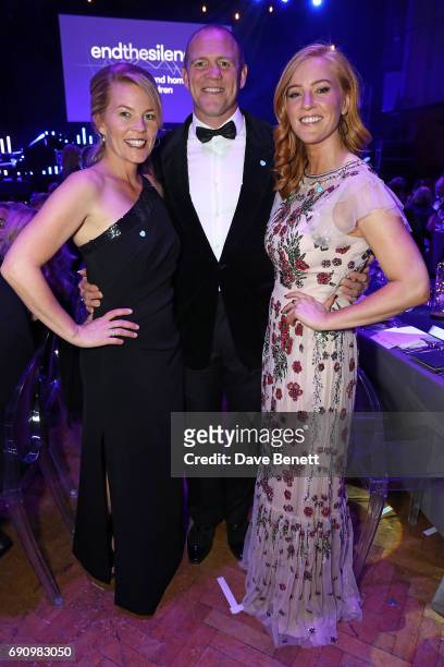Autumn Phillips, Mike Tindall and Sarah-Jane Mee attend the 50th anniversary of The Beatles SGT Pepper Album at Abbey Road Studios for End The...