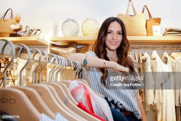 German presenter Johanna Klum attends the Yargici Flagship Store Opening at Levantehaus on May 31, 2017 in Hamburg, Germany.