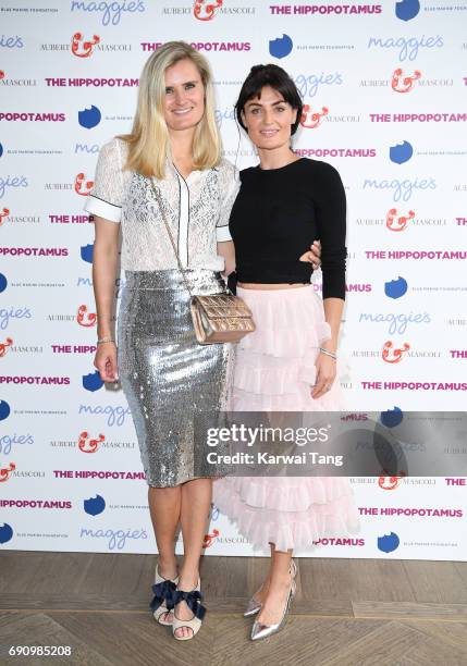 Lyne Renee and sister Camille Van Wambeke attend the UK gala screening of The Hippopotamus at The Mayfair Hotel on May 31, 2017 in London, England.