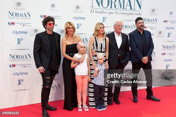 Pablo Ibanez, Monica Esteban, Alejandra Silva, actor Richard Gere and Toni Aguilar attend the 'Norman: The Moderate Rise and Tragic Fall of a New...