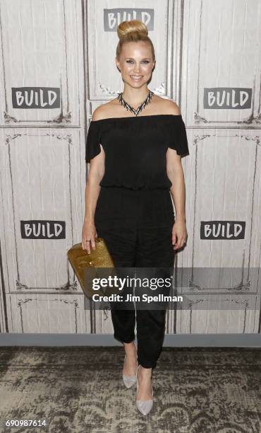 Actress Fiona Gubelmann attends Build to discuss "Daytime Divas" at Build Studio on May 31, 2017 in New York City.