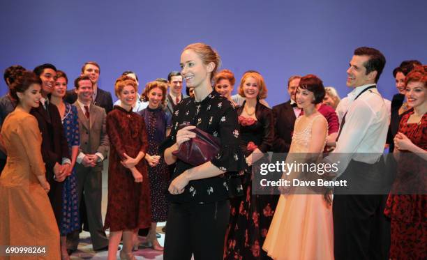 Emily Blunt Visits The West End Production Of An American In Paris