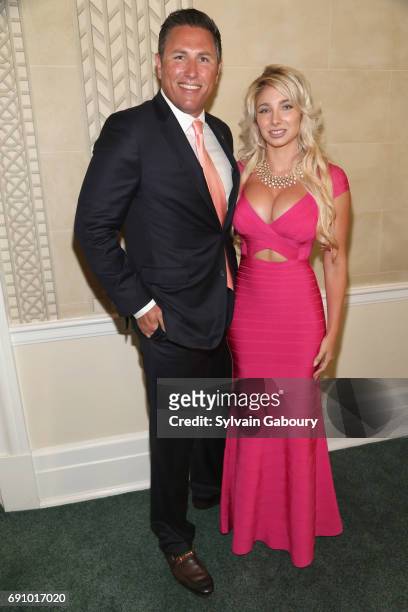 Ben Richman and Andrea Catsimatidis attend The 60th Anniversary Gala to benefit Parkinson’s Foundation at The New York Botanical Garden on May 31,...