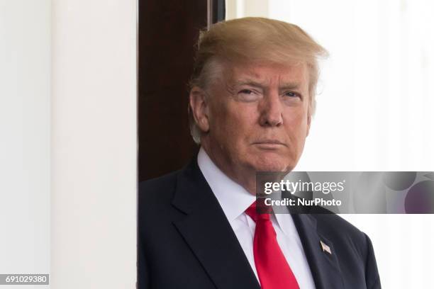 President Donald Trump welcomed Prime Minister Nguyen Xuan Phuc of Vietnam, at the West Wing Portico of the White House, On Wednesday, May 31, 2017.