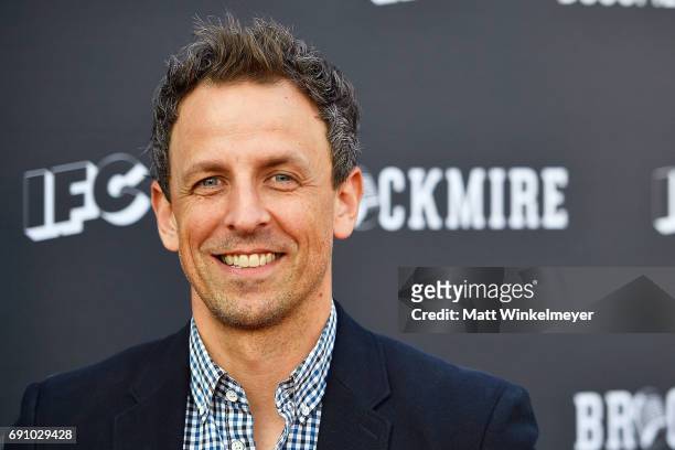 Actor Seth Meyers arrives at the FYC event for IFC's 'Brockmire' and Documentary Now!' at Saban Media Center on May 31, 2017 in North Hollywood,...