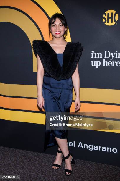 Actress Ginger Gonzaga attends the premiere of Showtime's "I'm Dying Up Here" at DGA Theater on May 31, 2017 in Los Angeles, California.