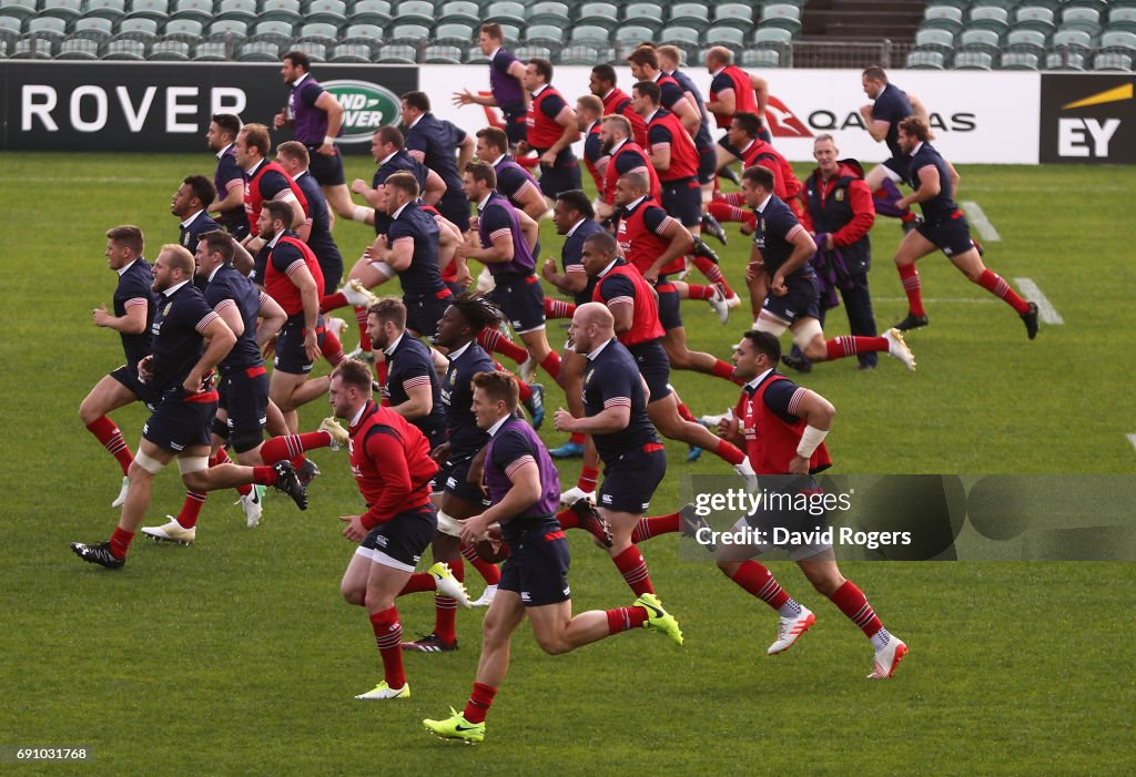 British & Irish Lions Media & Training Session