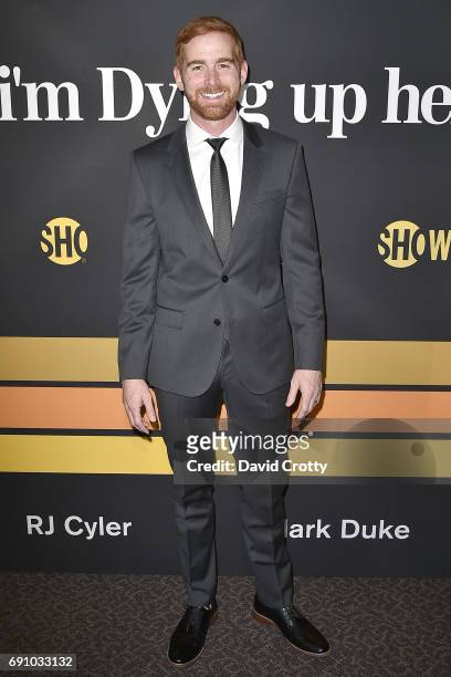 Andrew Santino attends the Premiere Of Showtime's "I'm Dying Up Here" - Arrivals at DGA Theater on May 31, 2017 in Los Angeles, California.