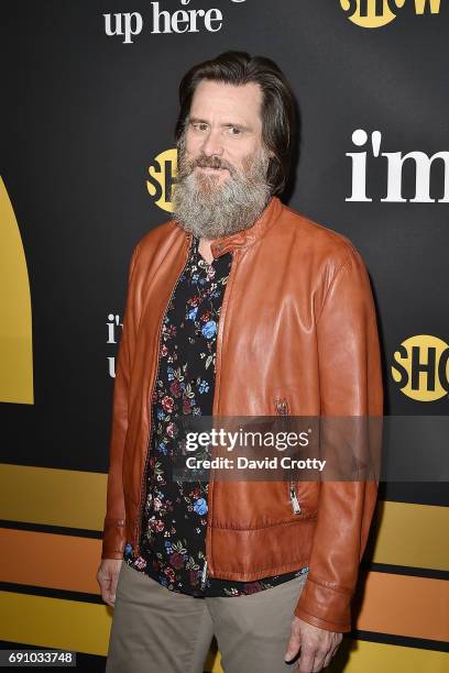 Jim Carrey attends the Premiere Of Showtime's "I'm Dying Up Here" - Arrivals at DGA Theater on May 31, 2017 in Los Angeles, California.