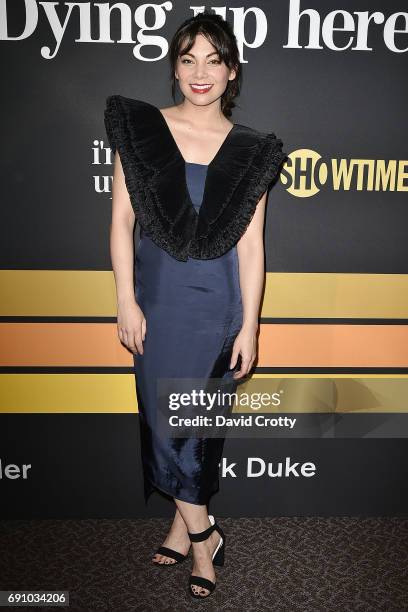 Ginger Gonzaga attends the Premiere Of Showtime's "I'm Dying Up Here" - Arrivals at DGA Theater on May 31, 2017 in Los Angeles, California.