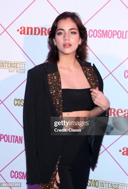 Mexican actress Ela Velden poses during the Cosmo Fashion Night Red Carpet on May 30, 2017 in Mexico City, Mexico.