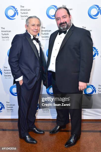 Dr. Tamer Seckin and Nevzat Aydin attend The American Turkish Society 2017 Gala Dinner at 583 Park Avenue on May 31, 2017 in New York City.
