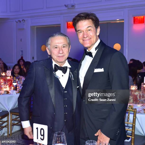 Dr. Tamer Seckin and Dr. Mehmet Oz attend The American Turkish Society 2017 Gala Dinner at 583 Park Avenue on May 31, 2017 in New York City.