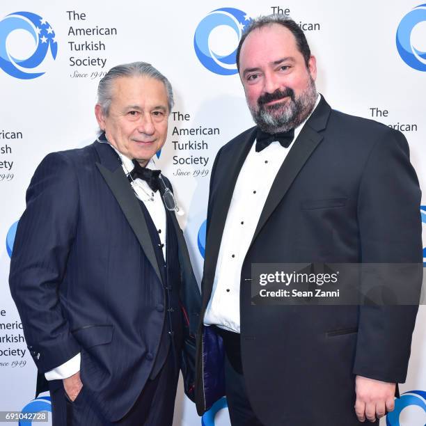 Dr. Tamer Seckin and Nevzat Aydin attend The American Turkish Society 2017 Gala Dinner at 583 Park Avenue on May 31, 2017 in New York City.