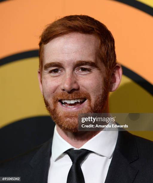 Actor Andrew Santino arrives at the premiere of Showtime's "I'm Dying Up Here" at the DGA Theater on May 31, 2017 in Los Angeles, California.