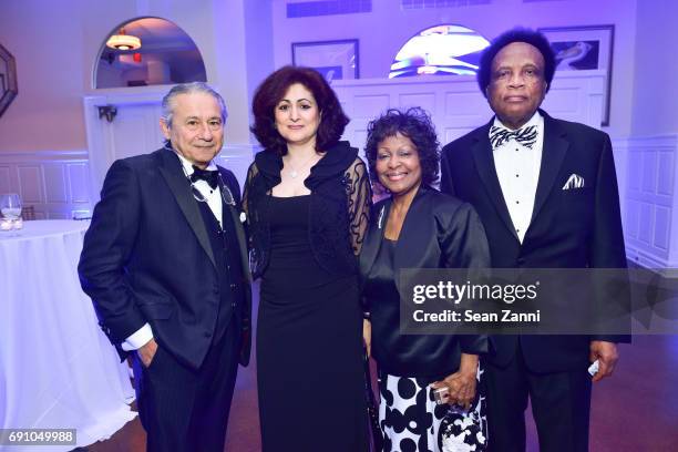 Dr. Tamer Seckin, Zhanna Valkhiyeva, Barbara Jolly and Winston Jolly attend The American Turkish Society 2017 Gala Dinner at 583 Park Avenue on May...