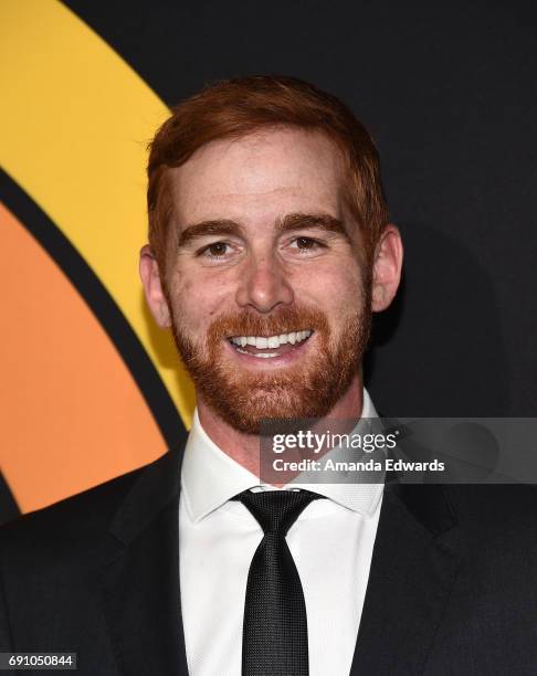 Actor Andrew Santino arrives at the premiere of Showtime's "I'm Dying Up Here" at the DGA Theater on May 31, 2017 in Los Angeles, California.