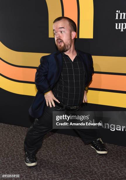 Actor and comedian Brad Williams arrives at the premiere of Showtime's "I'm Dying Up Here" at the DGA Theater on May 31, 2017 in Los Angeles,...