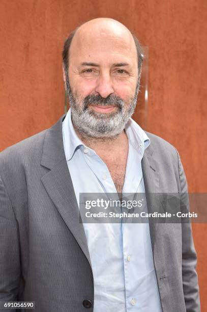 Director Cedric Klapisch attends the 2017 French Tennis Open - Day Four at Roland Garros on May 31, 2017 in Paris, France.