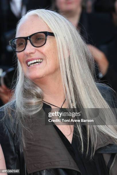 Jane Campion attends the "The Beguiled" screening during the 70th annual Cannes Film Festival at Palais des Festivals on May 24, 2017 in Cannes,...