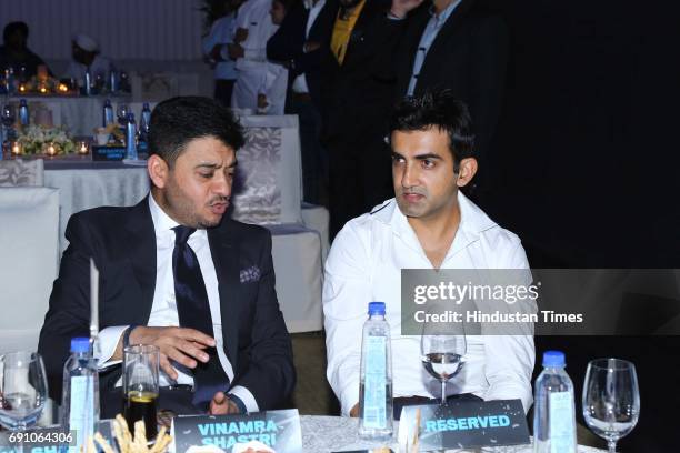 Cricketer Gautam Gambhir during the Hindustan Times Game Changer Awards 2017 at Hotel Oberoi on May 24, 2017 in Gurgaon, India.