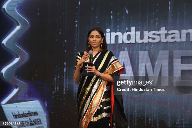 Fashion entrepreneur Kalyani Chawla during the Hindustan Times Game Changer Awards 2017 at Hotel Oberoi on May 24, 2017 in Gurgaon, India.