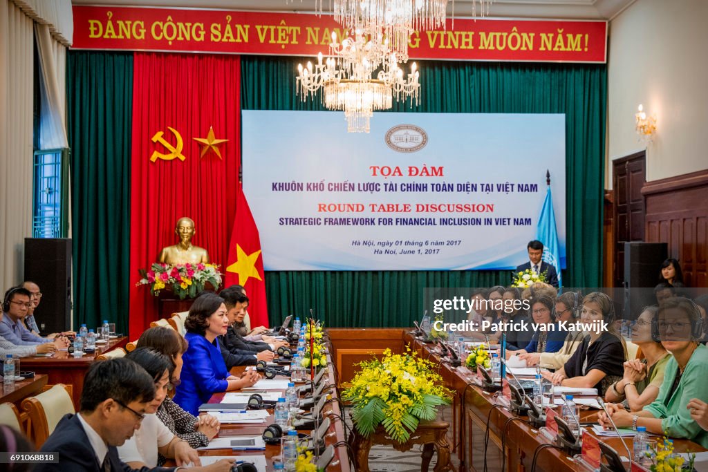 Queen Maxima Of The Netherlands On A Three Day Visit In Vietnam - Day Three