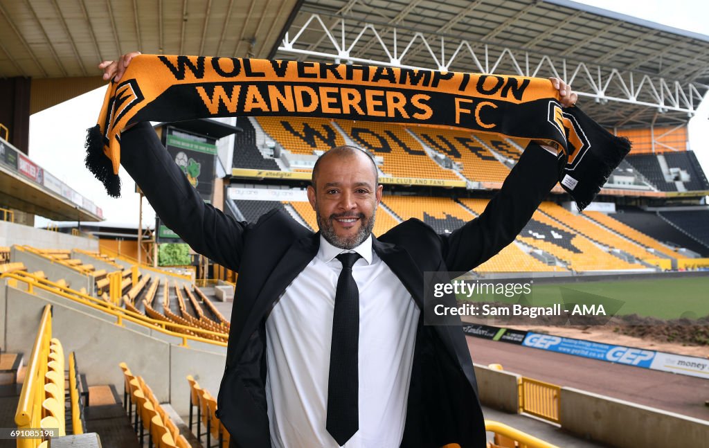 Wolverhampton Wanderers Unveil New Manager Nuno Espirito Santo...