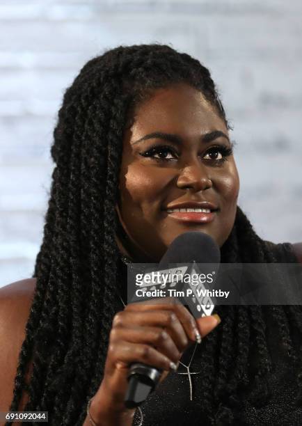 Actor Danielle Brookes from the cast of 'Orange is the New Black' speaks at the Build LDN event at AOL London on June 1, 2017 in London, England.