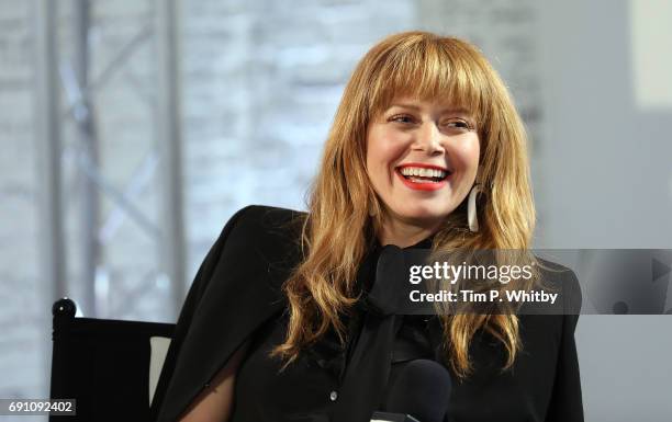 Actors Natasha Lyonne from the cast of 'Orange is the New Black' speaks at the Build LDN event at AOL London on June 1, 2017 in London, England.