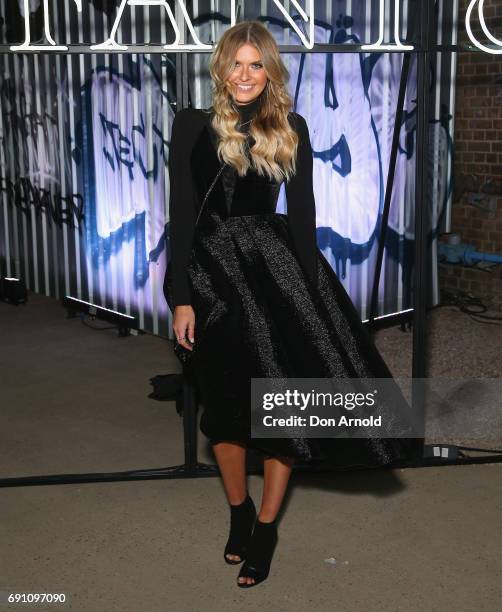 Elle Ferguson arrives ahead of the Tiffany & Co HardWear Collection Launch on June 1, 2017 in Sydney, Australia.