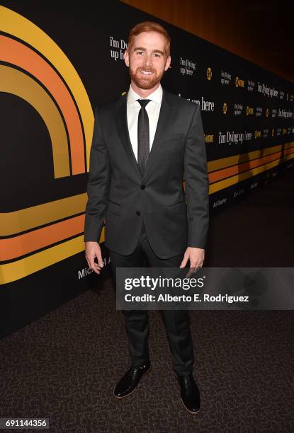 Actor Andrew Santino attends the premiere of Showtime's "I'm Dying Up Here" at the DGA Theater on May 31, 2017 in Los Angeles, California.
