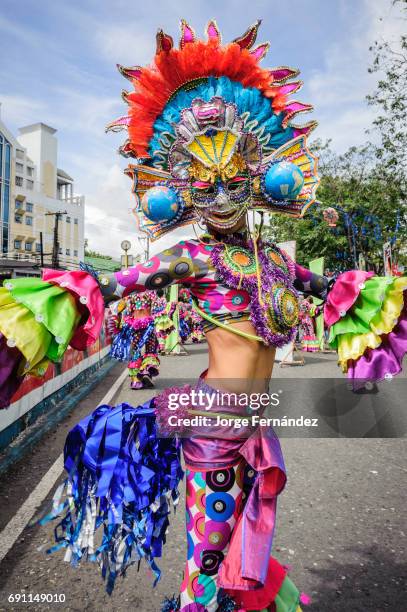 Participants of the parade during the celebration of Dinagyang in homage to "The Santo Niño", Iloilo, Philippines, S. E. Asia Participants of the...