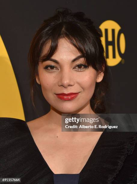 Actress Ginger Gonzaga attends the premiere of Showtime's "I'm Dying Up Here" at the DGA Theater on May 31, 2017 in Los Angeles, California.