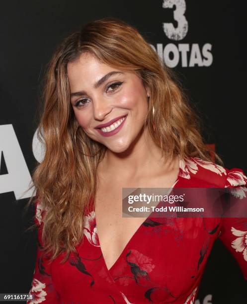 Paulina Davila attends the "3 Idiotas" Los Angeles Premiere at Regal Cinemas L.A. Live on May 31, 2017 in Los Angeles, California.