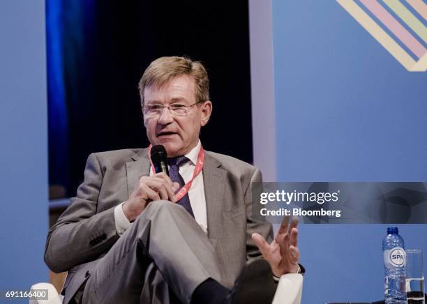 Johan Van Overtveldt, Belgium's finance minister, speaks during the Brussels Economic Forum in Brussels, Belgium, on Thursday, June 1, 2017. It may...