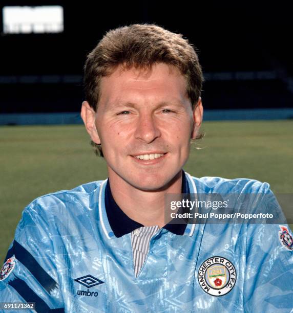 Manchester City and England footballer Clive Allen, circa August 1991.