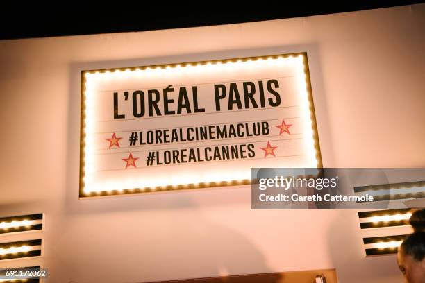 Atmosphere at the L'Oreal Paris Cinema Club party during the 70th annual Cannes Film Festival on May 24, 2017 in Cannes, France.