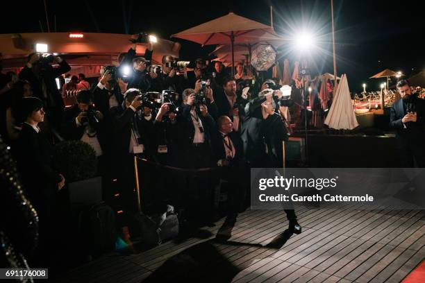 General view during the L'Oreal Paris Cinema Club party during the 70th annual Cannes Film Festival on May 24, 2017 in Cannes, France.