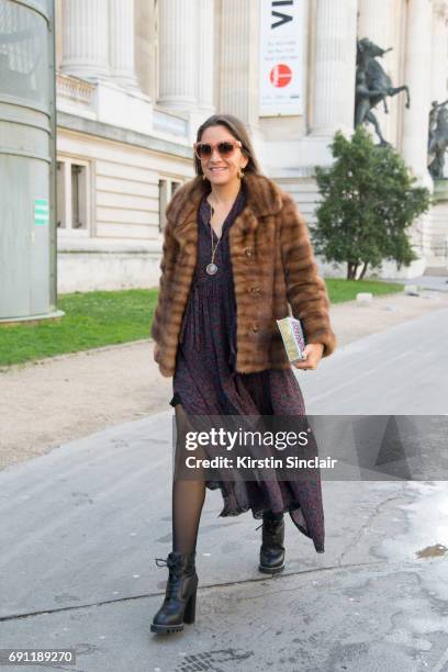 And Founder of The Webster Laure Hériard-Dubreuil on day 3 during Paris Fashion Week Autumn/Winter 2017/18 on March 2, 2017 in Paris, France. Laure...