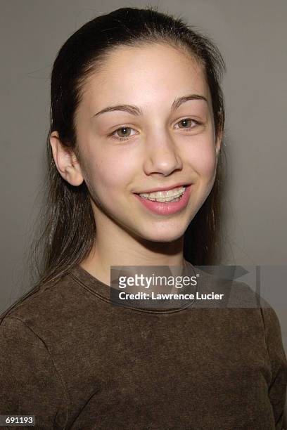 Actress Molly V. Ephraim appears at a preview of Steven Sondheims musical "Into The Woods" January 8, 2002 in New York CIty. The musical is returning...