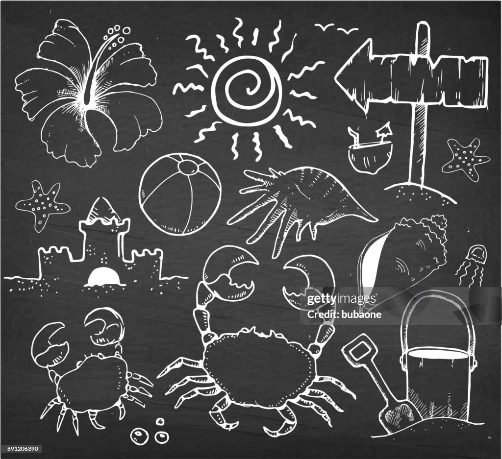 Chalk Drawing Vector