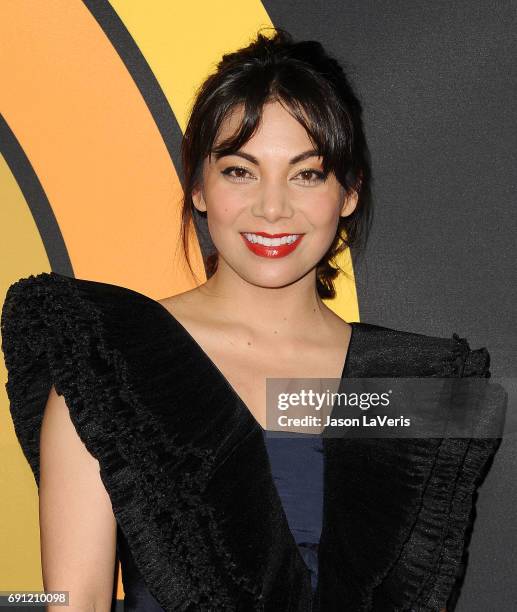 Actress Ginger Gonzaga attends the premiere of "I'm Dying Up Here" at DGA Theater on May 31, 2017 in Los Angeles, California.