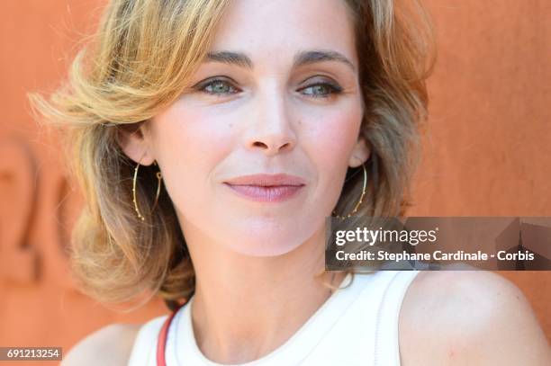 Actress Claire Keim attends the 2017 French Tennis Open - Day Five at Roland Garros on June 1, 2017 in Paris, France.