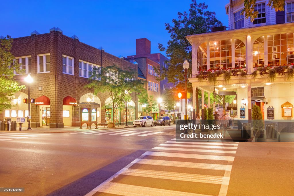 Downtown State College Pennsylvania Stati Uniti